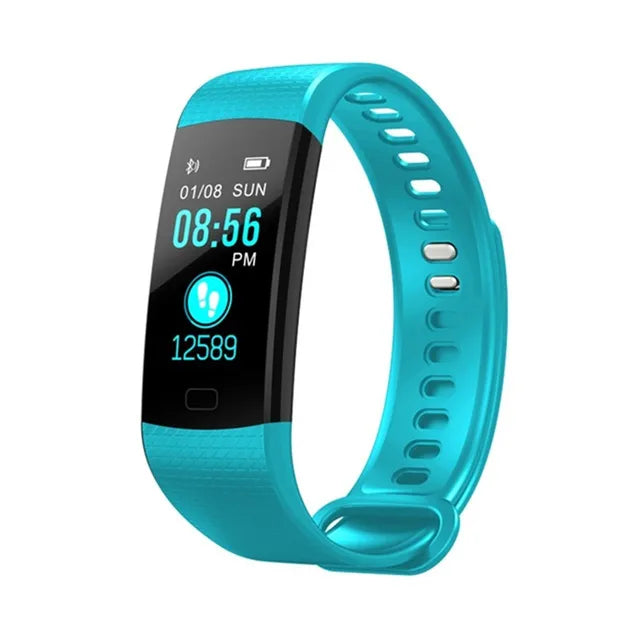 eThings Y5 Bluetooth Smart Bracelet Heart Rate activity fitness tracker Blood Pressure Sport Band Electronic Wristband For Women Men