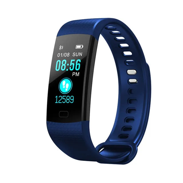 eThings Y5 Bluetooth Smart Bracelet Heart Rate activity fitness tracker Blood Pressure Sport Band Electronic Wristband For Women Men