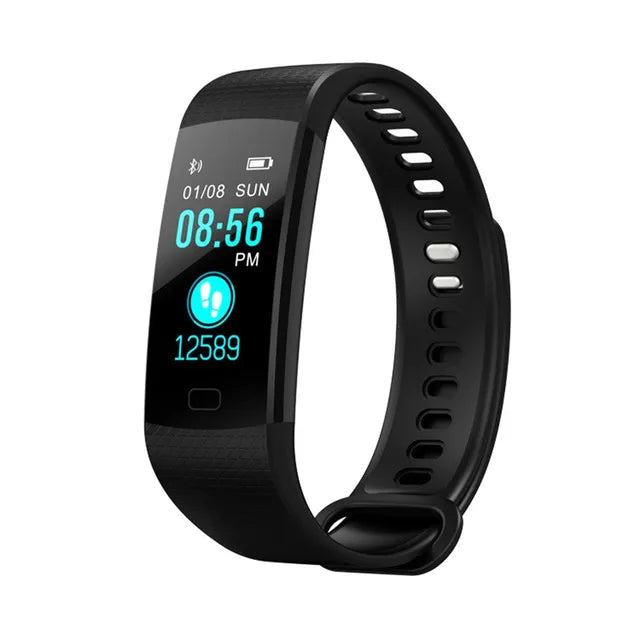 eThings Y5 Bluetooth Smart Bracelet Heart Rate activity fitness tracker Blood Pressure Sport Band Electronic Wristband For Women Men