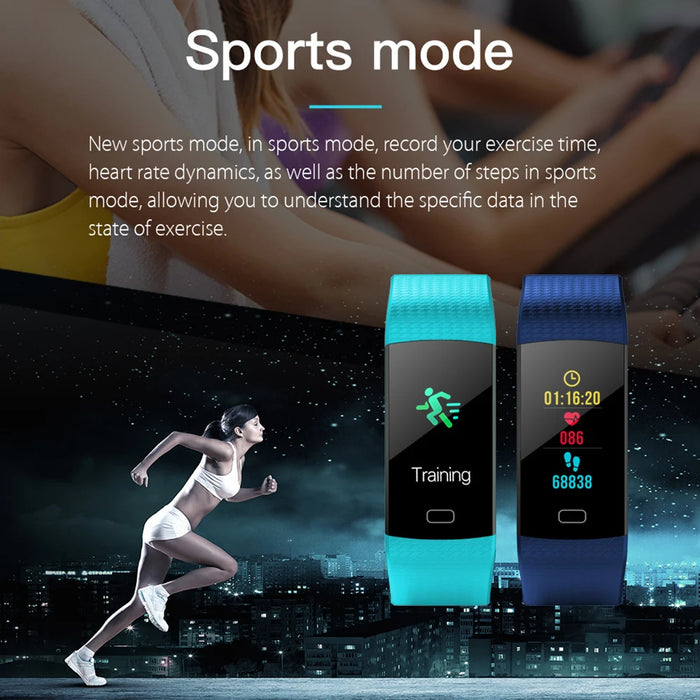 eThings Y5 Bluetooth Smart Bracelet Heart Rate activity fitness tracker Blood Pressure Sport Band Electronic Wristband For Women Men