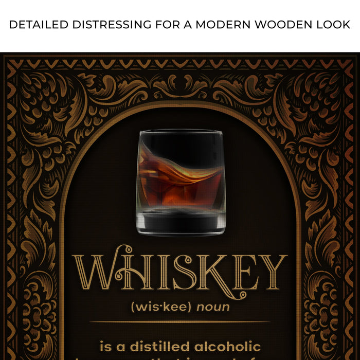 Whiskey Definition Sign