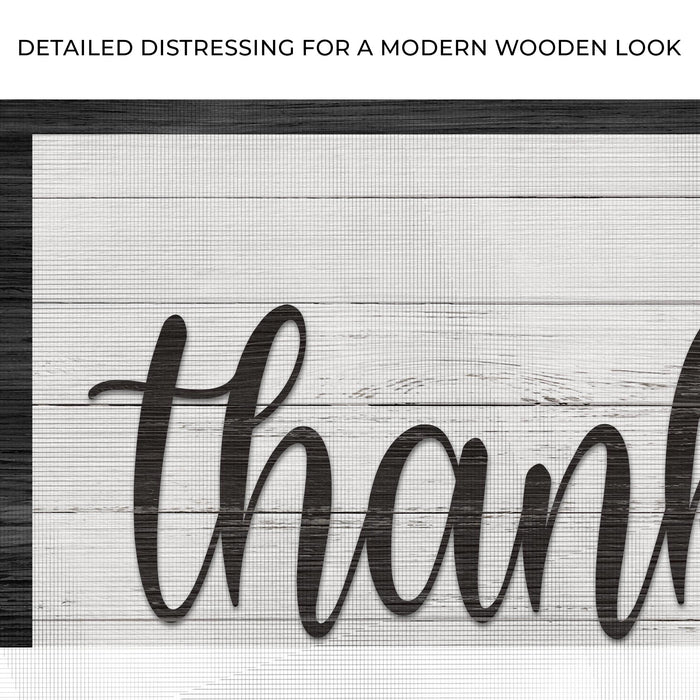Thankful And Blessed Sign III