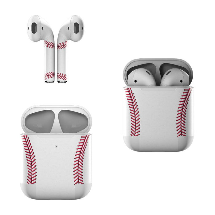 Baseball - Apple AirPods Skin - eZthings USA WE SORT ALL THE CRAZIEST GADGETS, GIZMOS, TOYS & TECHNOLOGY, SO YOU DON'T HAVE TO.
