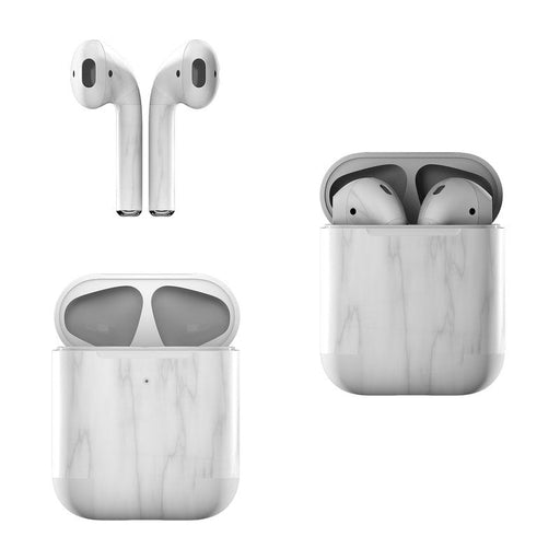 Bianco Marble - Apple AirPods Skin - eZthings USA WE SORT ALL THE CRAZIEST GADGETS, GIZMOS, TOYS & TECHNOLOGY, SO YOU DON'T HAVE TO.