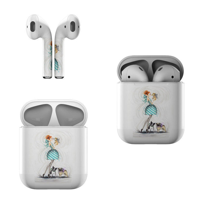 A Kiss for Dot - Apple AirPods Skin - eZthings USA WE SORT ALL THE CRAZIEST GADGETS, GIZMOS, TOYS & TECHNOLOGY, SO YOU DON'T HAVE TO.