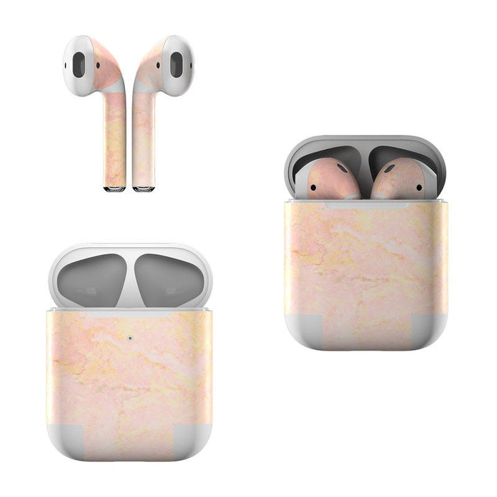 Rose Gold Marble - Apple AirPods Skin