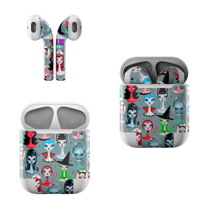 Spooky Dolls - Apple AirPods Skin - eZthings USA WE SORT ALL THE CRAZIEST GADGETS, GIZMOS, TOYS & TECHNOLOGY, SO YOU DON'T HAVE TO.