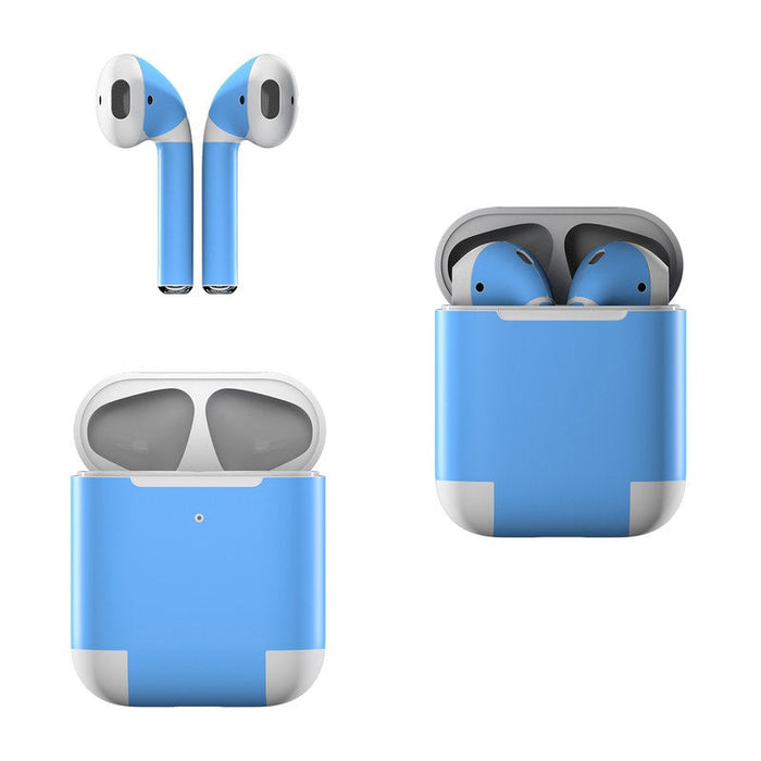 Solid State Blue - Apple AirPods Skin - eZthings USA WE SORT ALL THE CRAZIEST GADGETS, GIZMOS, TOYS & TECHNOLOGY, SO YOU DON'T HAVE TO.