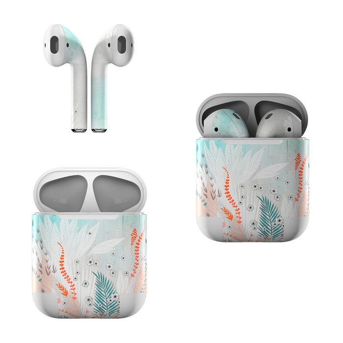 Tropical Fern - Apple AirPods Skin - eZthings USA WE SORT ALL THE CRAZIEST GADGETS, GIZMOS, TOYS & TECHNOLOGY, SO YOU DON'T HAVE TO.