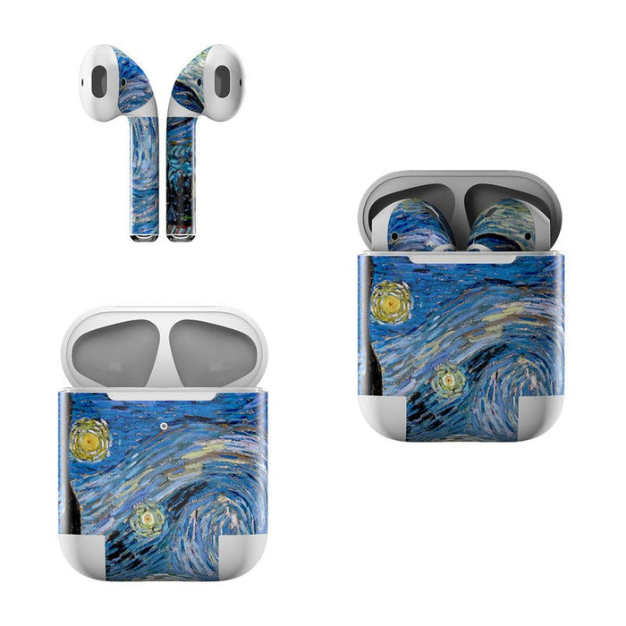 Starry Night - Apple AirPods Skin - eZthings USA WE SORT ALL THE CRAZIEST GADGETS, GIZMOS, TOYS & TECHNOLOGY, SO YOU DON'T HAVE TO.