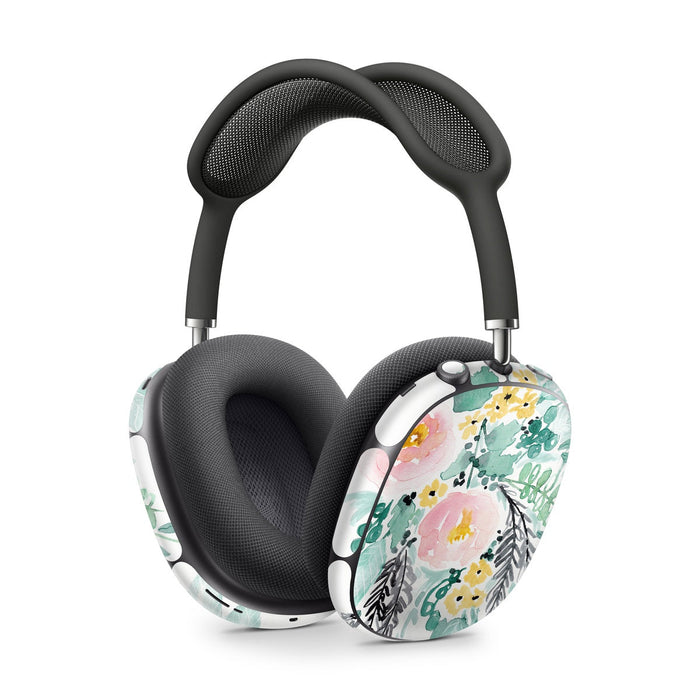 Blushed Flowers - Apple AirPods Max Skin - eZthings USA WE SORT ALL THE CRAZIEST GADGETS, GIZMOS, TOYS & TECHNOLOGY, SO YOU DON'T HAVE TO.