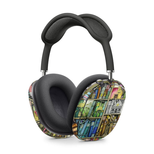 Bookshelf - Apple AirPods Max Skin - eZthings USA WE SORT ALL THE CRAZIEST GADGETS, GIZMOS, TOYS & TECHNOLOGY, SO YOU DON'T HAVE TO.