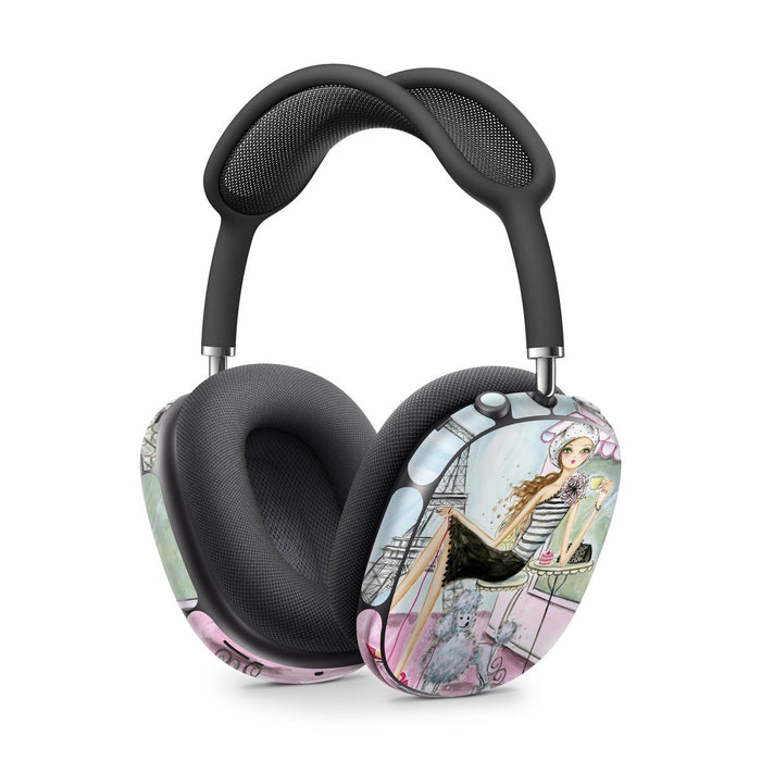 Cafe Paris - Apple AirPods Max Skin - eZthings USA WE SORT ALL THE CRAZIEST GADGETS, GIZMOS, TOYS & TECHNOLOGY, SO YOU DON'T HAVE TO.