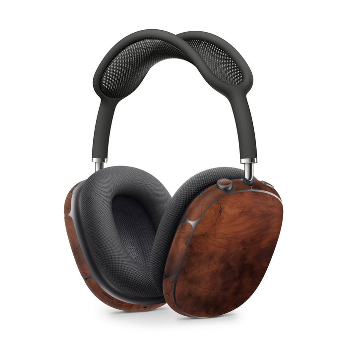 Dark Burlwood - Apple AirPods Max Skin - eZthings USA WE SORT ALL THE CRAZIEST GADGETS, GIZMOS, TOYS & TECHNOLOGY, SO YOU DON'T HAVE TO.