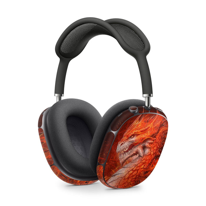 Flame Dragon - Apple AirPods Max Skin - eZthings USA WE SORT ALL THE CRAZIEST GADGETS, GIZMOS, TOYS & TECHNOLOGY, SO YOU DON'T HAVE TO.