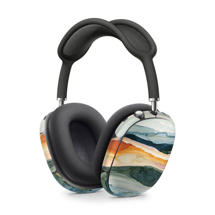 Layered Earth - Apple AirPods Max Skin - eZthings USA WE SORT ALL THE CRAZIEST GADGETS, GIZMOS, TOYS & TECHNOLOGY, SO YOU DON'T HAVE TO.