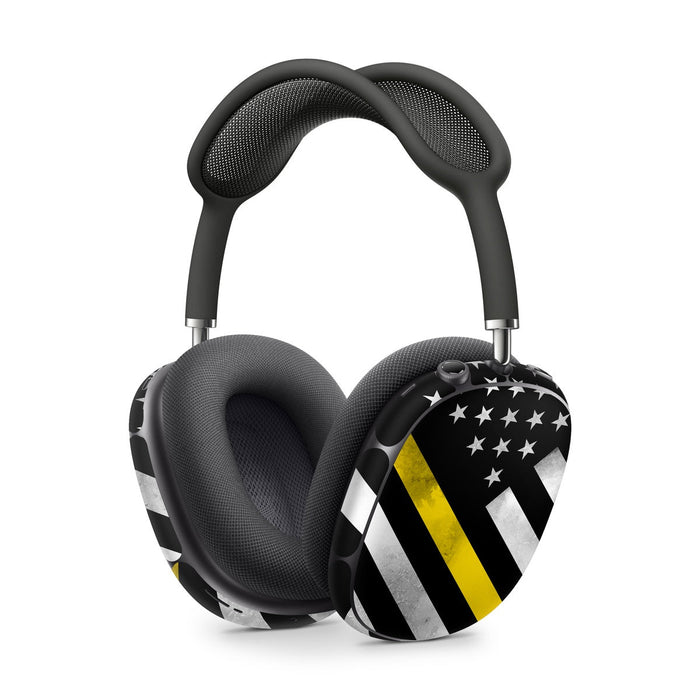Thin Yellow Line Hero - Apple AirPods Max Skin