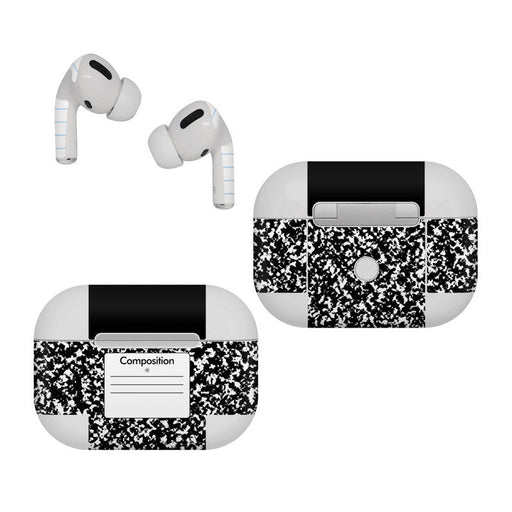 Composition Notebook - Apple AirPods Pro Skin - eZthings USA WE SORT ALL THE CRAZIEST GADGETS, GIZMOS, TOYS & TECHNOLOGY, SO YOU DON'T HAVE TO.
