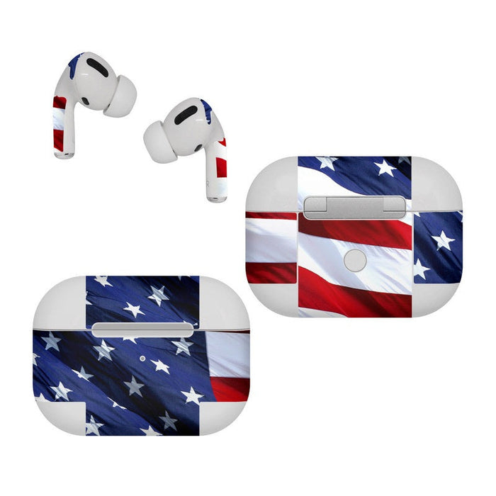 Patriotic - Apple AirPods Pro Skin - eZthings USA WE SORT ALL THE CRAZIEST GADGETS, GIZMOS, TOYS & TECHNOLOGY, SO YOU DON'T HAVE TO.
