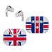Union Jack - Apple AirPods Pro Skin - eZthings USA WE SORT ALL THE CRAZIEST GADGETS, GIZMOS, TOYS & TECHNOLOGY, SO YOU DON'T HAVE TO.