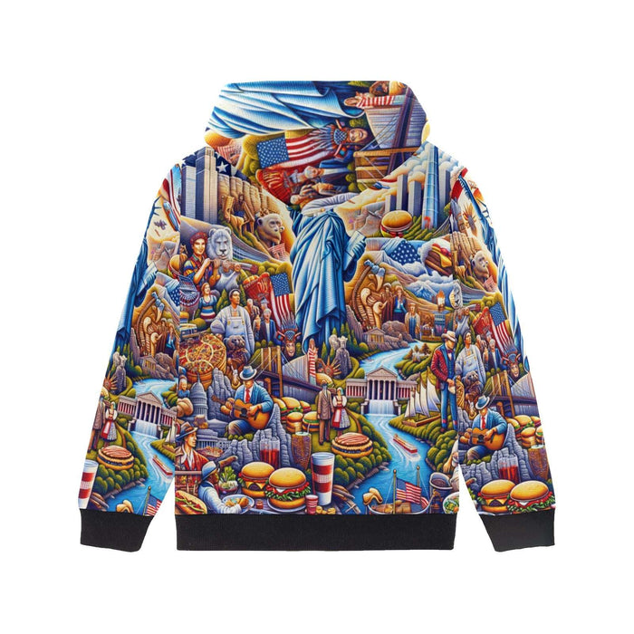NYC Liberty Dream USA Big Boys' Long Sleeve Hoodie H57