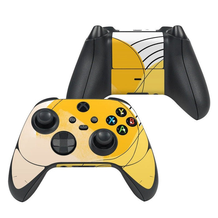 Abstract Yellow - Microsoft Xbox Series X Controller Skin