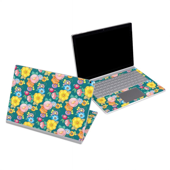 Act Right Flowers - Microsoft Surface Book Skin
