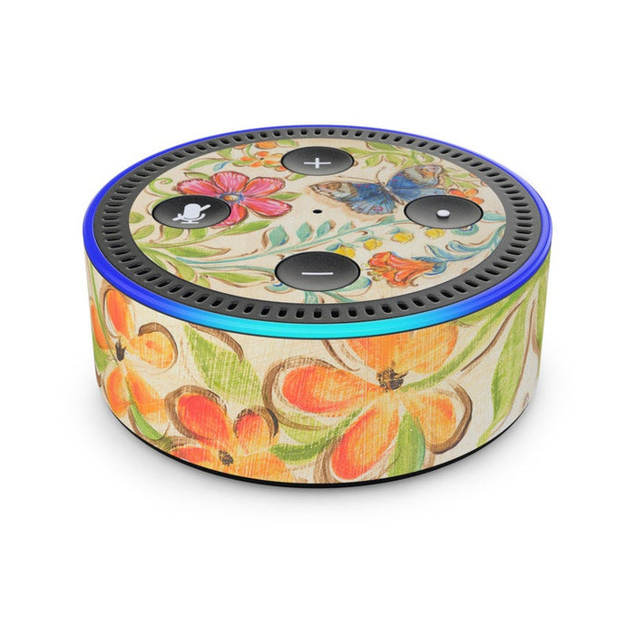 Garden Scroll - Amazon Echo Dot (2nd Gen) Skin - eZthings USA WE SORT ALL THE CRAZIEST GADGETS, GIZMOS, TOYS & TECHNOLOGY, SO YOU DON'T HAVE TO.