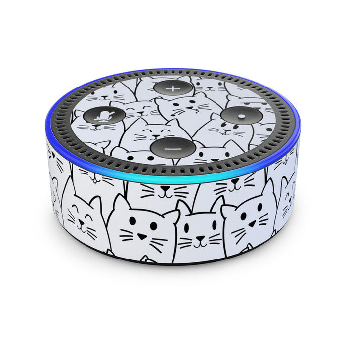 Moody Cats - Amazon Echo Dot (2nd Gen) Skin - eZthings USA WE SORT ALL THE CRAZIEST GADGETS, GIZMOS, TOYS & TECHNOLOGY, SO YOU DON'T HAVE TO.