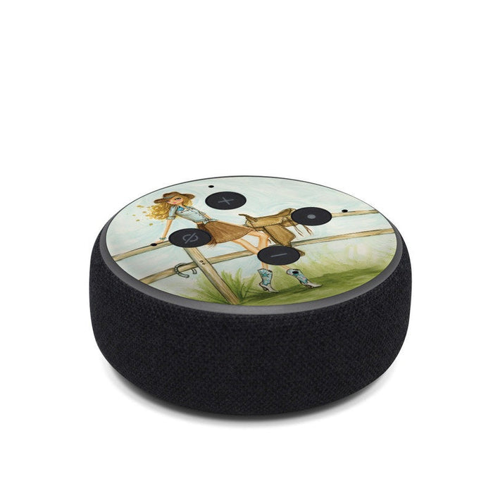 Cowgirl Glam - Amazon Echo Dot (3rd Gen) Skin - eZthings USA WE SORT ALL THE CRAZIEST GADGETS, GIZMOS, TOYS & TECHNOLOGY, SO YOU DON'T HAVE TO.