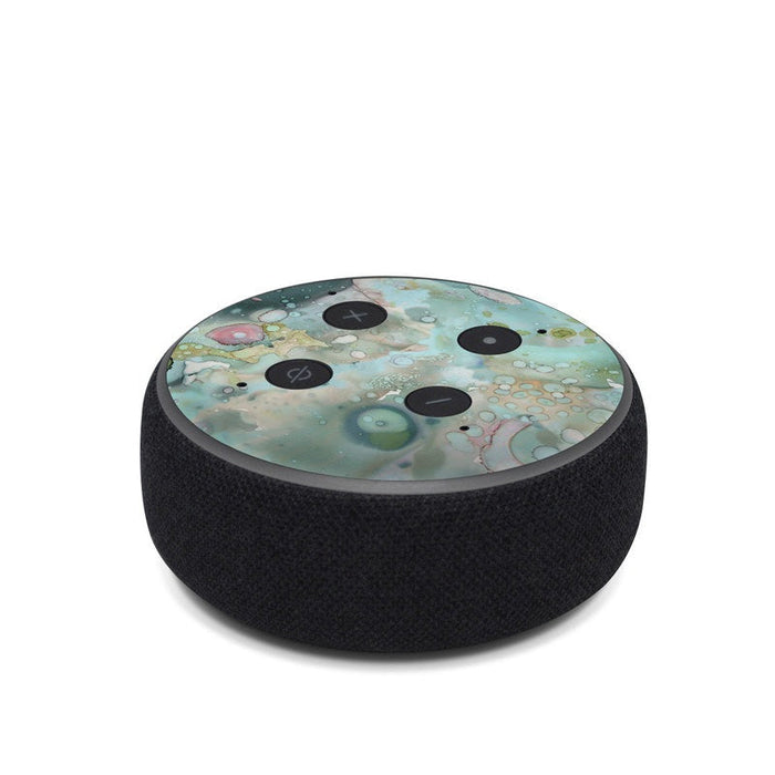Organic In Blue - Amazon Echo Dot (3rd Gen) Skin - eZthings USA WE SORT ALL THE CRAZIEST GADGETS, GIZMOS, TOYS & TECHNOLOGY, SO YOU DON'T HAVE TO.