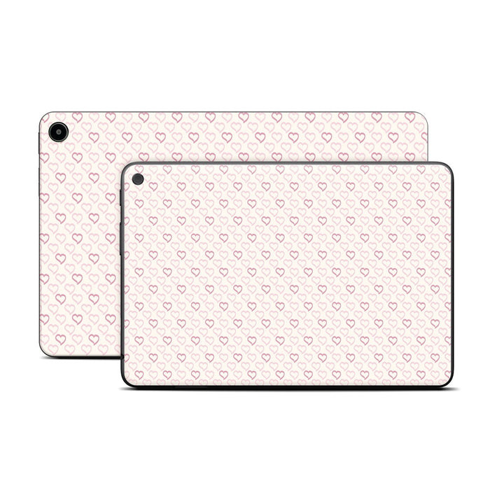 Patterned Hearts - Amazon Fire Skin
