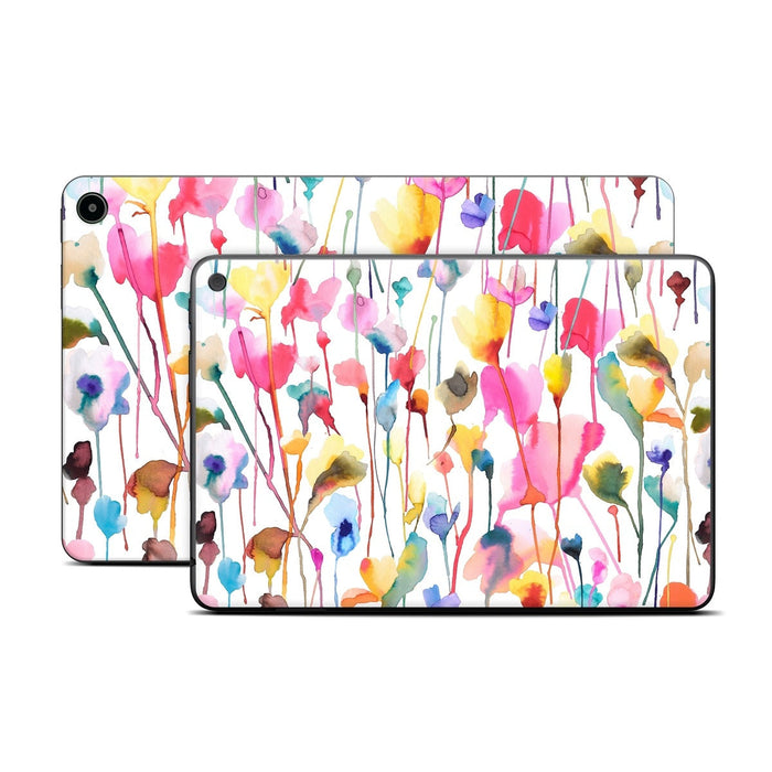 Watercolor Wild Flowers - Amazon Fire Skin