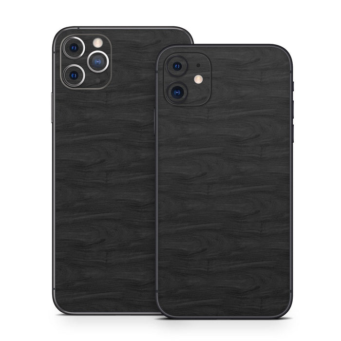 Black Woodgrain - Apple iPhone 11 Skin