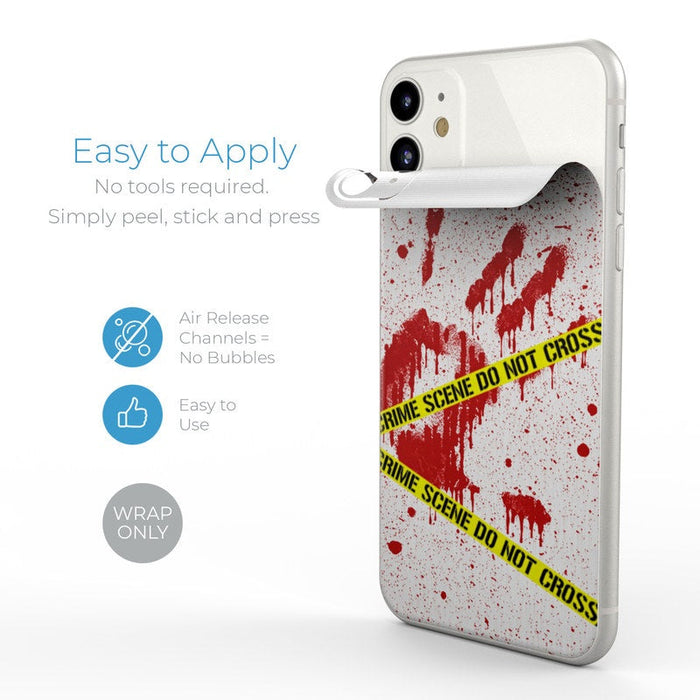 Crime Scene Revisited - Apple iPhone 11 Skin - eZthings USA WE SORT ALL THE CRAZIEST GADGETS, GIZMOS, TOYS & TECHNOLOGY, SO YOU DON'T HAVE TO.