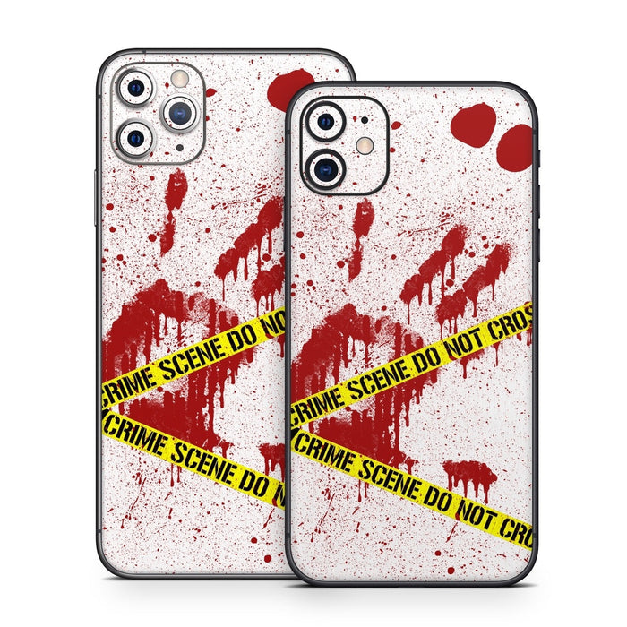 Crime Scene Revisited - Apple iPhone 11 Skin - eZthings USA WE SORT ALL THE CRAZIEST GADGETS, GIZMOS, TOYS & TECHNOLOGY, SO YOU DON'T HAVE TO.