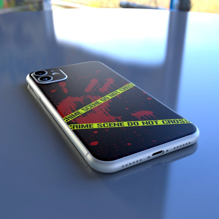 Crime Scene - Apple iPhone 11 Skin - eZthings USA WE SORT ALL THE CRAZIEST GADGETS, GIZMOS, TOYS & TECHNOLOGY, SO YOU DON'T HAVE TO.