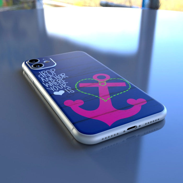Drop Anchor - Apple iPhone 11 Skin - eZthings USA WE SORT ALL THE CRAZIEST GADGETS, GIZMOS, TOYS & TECHNOLOGY, SO YOU DON'T HAVE TO.