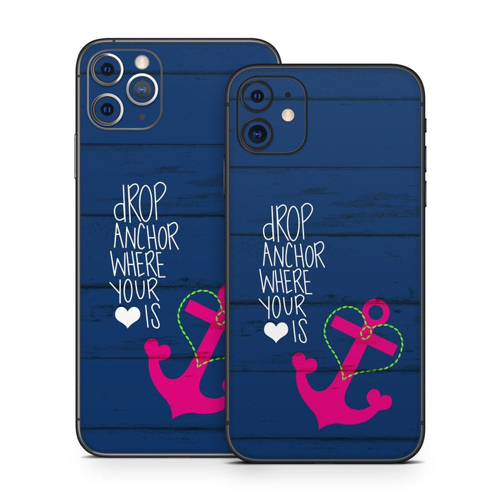 Drop Anchor - Apple iPhone 11 Skin - eZthings USA WE SORT ALL THE CRAZIEST GADGETS, GIZMOS, TOYS & TECHNOLOGY, SO YOU DON'T HAVE TO.