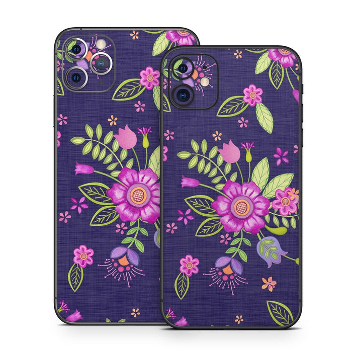 Folk Floral - Apple iPhone 11 Skin