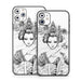 Geisha Sketch - Apple iPhone 11 Skin - eZthings USA WE SORT ALL THE CRAZIEST GADGETS, GIZMOS, TOYS & TECHNOLOGY, SO YOU DON'T HAVE TO.