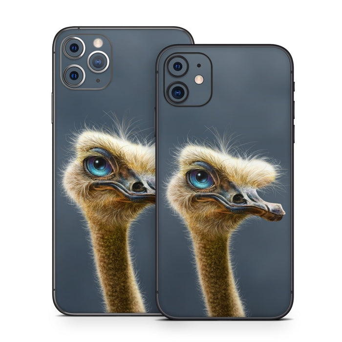 Ostrich Totem - Apple iPhone 11 Skin - eZthings USA WE SORT ALL THE CRAZIEST GADGETS, GIZMOS, TOYS & TECHNOLOGY, SO YOU DON'T HAVE TO.