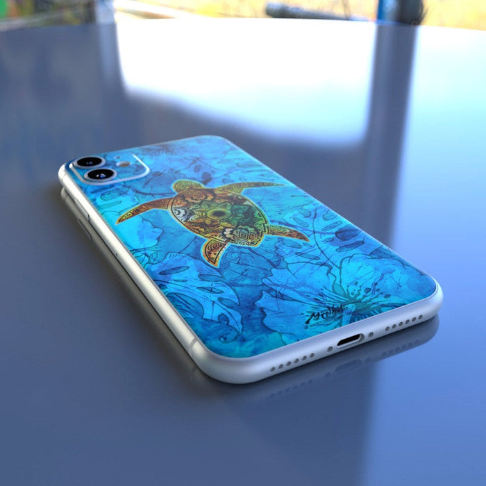 Sacred Honu - Apple iPhone 11 Skin - eZthings USA WE SORT ALL THE CRAZIEST GADGETS, GIZMOS, TOYS & TECHNOLOGY, SO YOU DON'T HAVE TO.