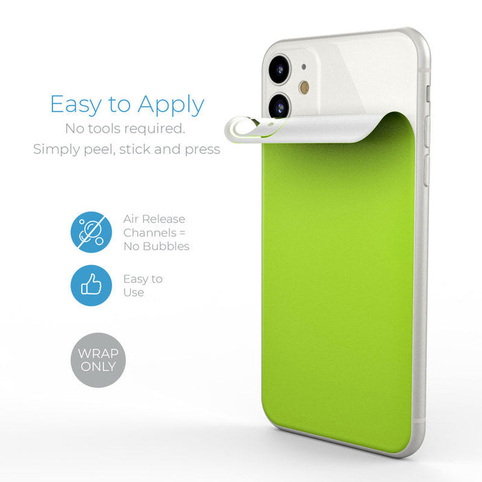 Solid State Lime - Apple iPhone 11 Skin - eZthings USA WE SORT ALL THE CRAZIEST GADGETS, GIZMOS, TOYS & TECHNOLOGY, SO YOU DON'T HAVE TO.