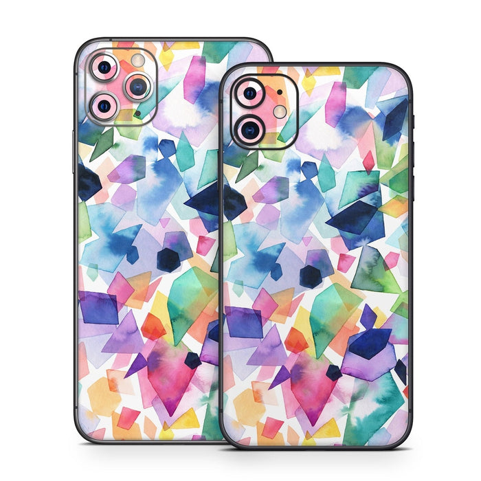 Watercolor Crystals and Gems - Apple iPhone 11 Skin