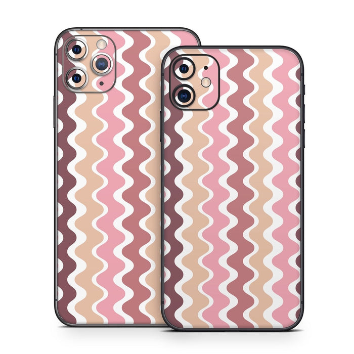 Pink Waves - Apple iPhone 11 Skin - eZthings USA WE SORT ALL THE CRAZIEST GADGETS, GIZMOS, TOYS & TECHNOLOGY, SO YOU DON'T HAVE TO.