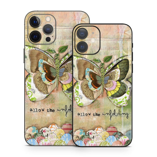 Allow The Unfolding - Apple iPhone 12 Skin - eZthings USA WE SORT ALL THE CRAZIEST GADGETS, GIZMOS, TOYS & TECHNOLOGY, SO YOU DON'T HAVE TO.