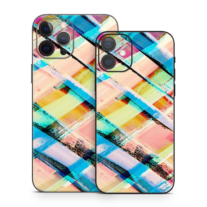 Check Stripe - Apple iPhone 12 Skin