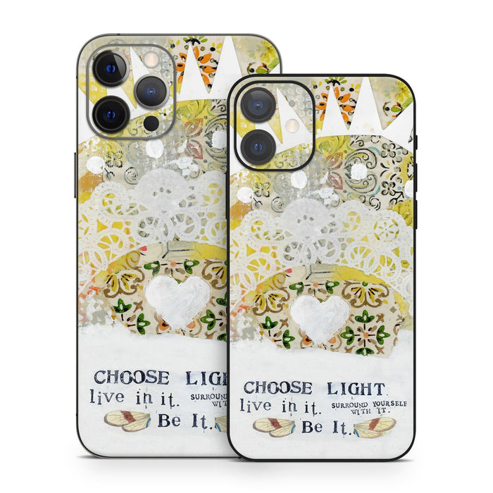 Choose Light - Apple iPhone 12 Skin - eZthings USA WE SORT ALL THE CRAZIEST GADGETS, GIZMOS, TOYS & TECHNOLOGY, SO YOU DON'T HAVE TO.