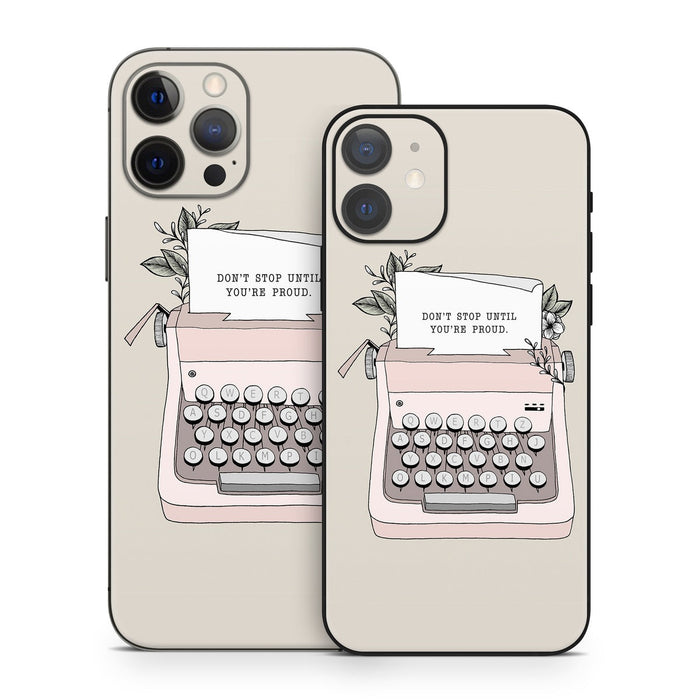 Dont Stop - Apple iPhone 12 Skin